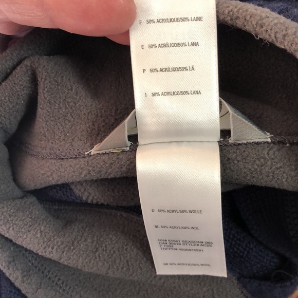 THE NORTHFACE A5 Series Mens size XXL Wool Sweater 1/4 Zip Navy Layer Prep Sport - Picture 16 of 16